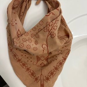 Hand dyed bandana